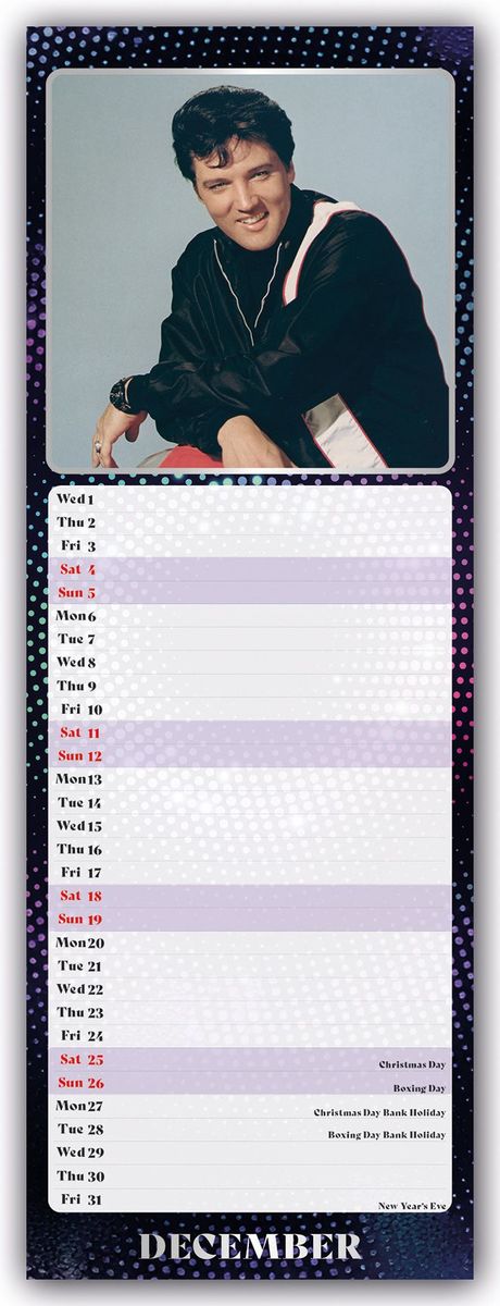 Weitere Ansicht: Elvis 2027 - Slimline-Kalender | Danilo