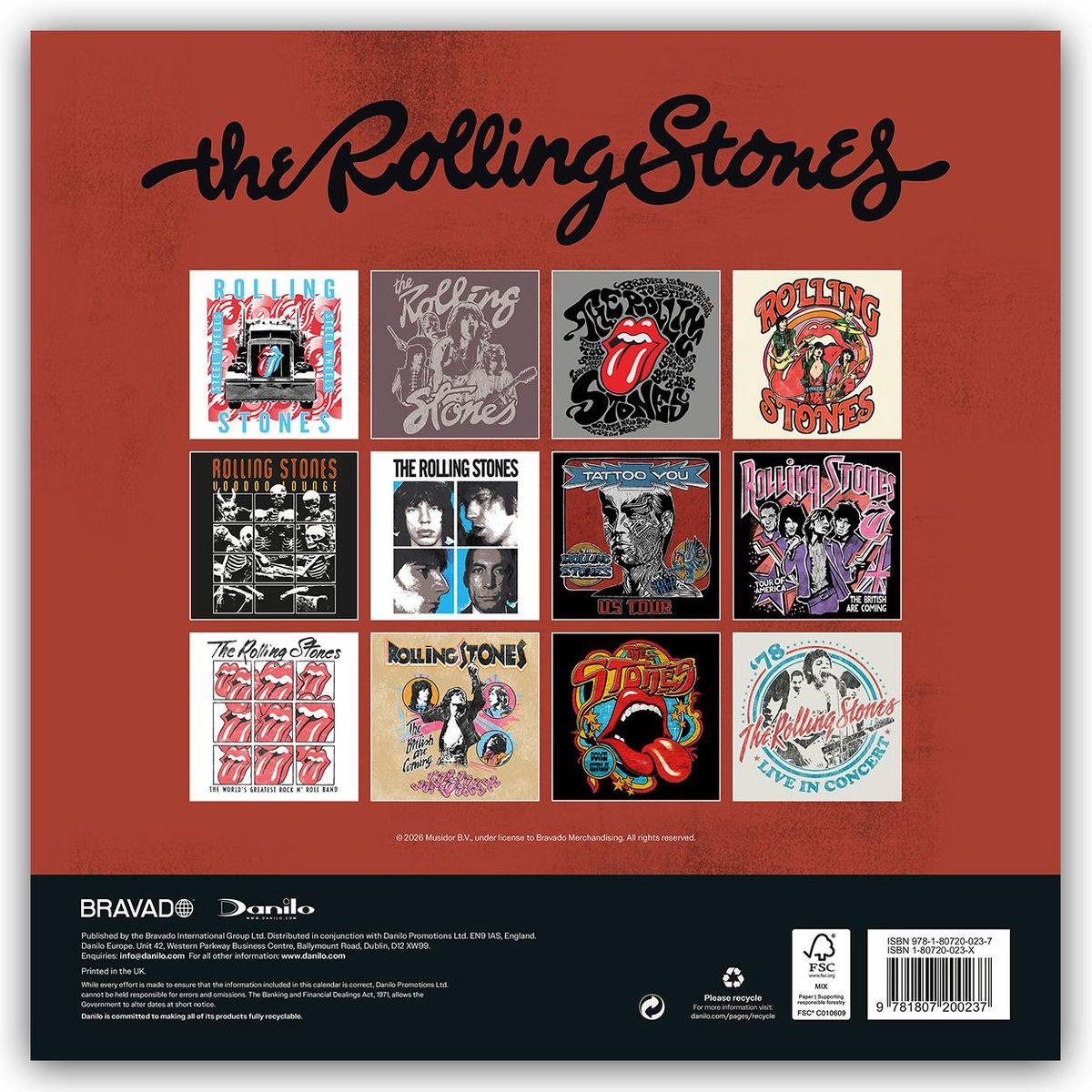 Weitere Ansicht: The Rolling Stones - Die Rolling Stones 2027 - Wandkalender