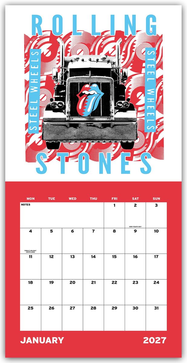Weitere Ansicht: The Rolling Stones - Die Rolling Stones 2027 - Wandkalender