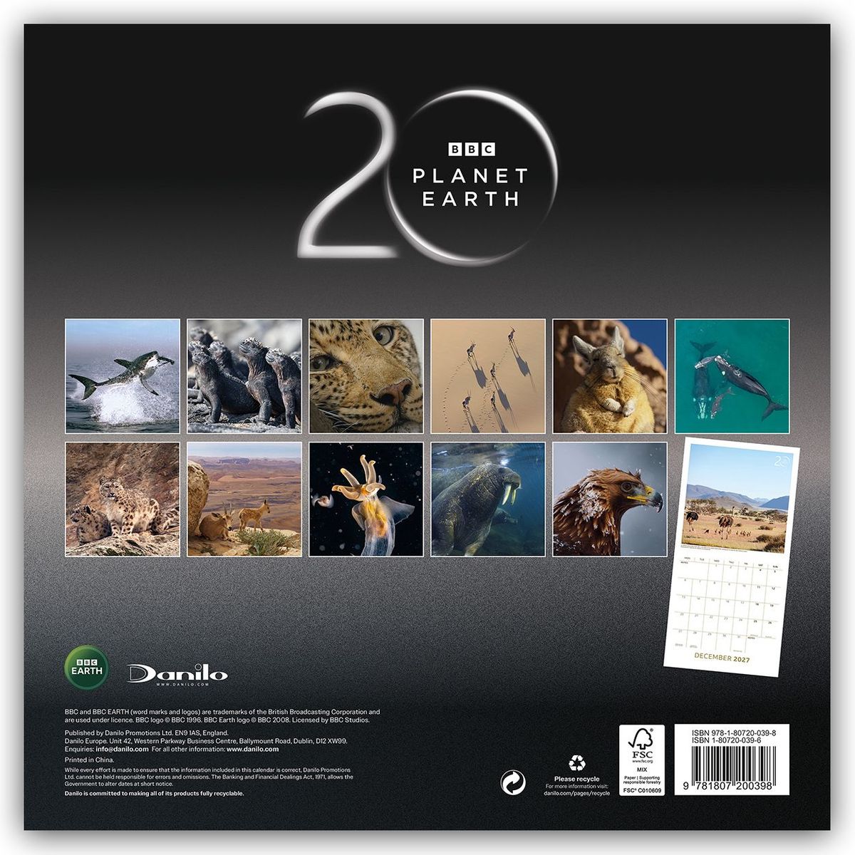 Weitere Ansicht: BBC Planet Earth III - BBC Planet Erde III 2027 - Wandkalender