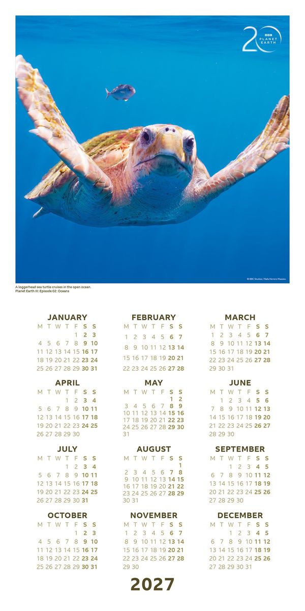 Weitere Ansicht: BBC Planet Earth III - BBC Planet Erde III 2027 - Wandkalender