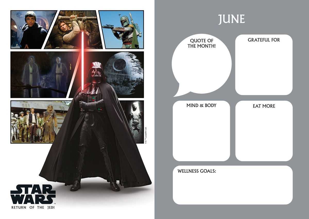 Weitere Ansicht: Star Wars - A5-Tischkalender 2027 | Danilo Promotion Ltd