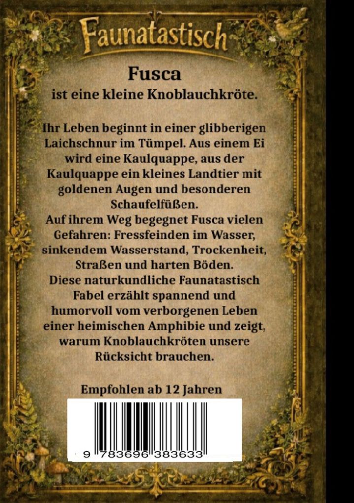 Weitere Ansicht: Faunatastisch® #4 - Fusca, die kleine Knoblauchkröte | Horst Fischer