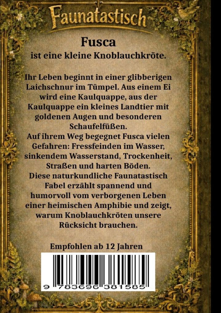 Weitere Ansicht: Faunatastisch® #4 - Fusca, die kleine Knoblauchkröte | Horst Fischer