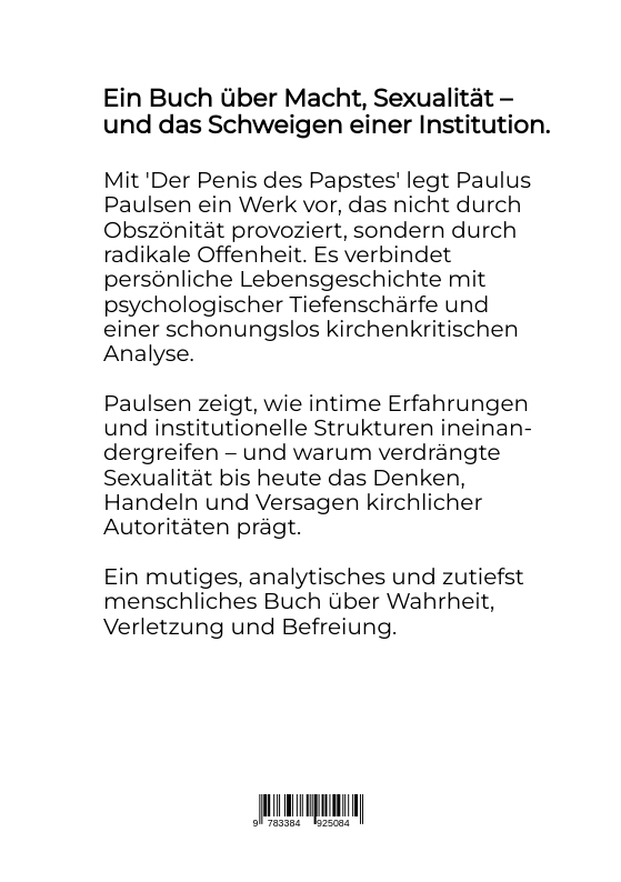 Weitere Ansicht: Der Penis des Papstes | Paulus Paulsen