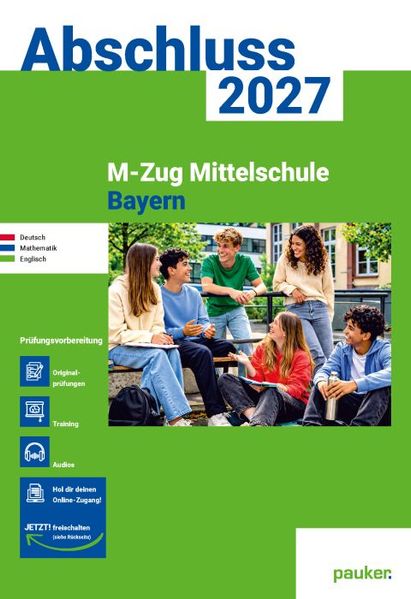 Produktbild: Abschluss 2027 - M-Zug Mittelschule Bayern - Aufgabenband