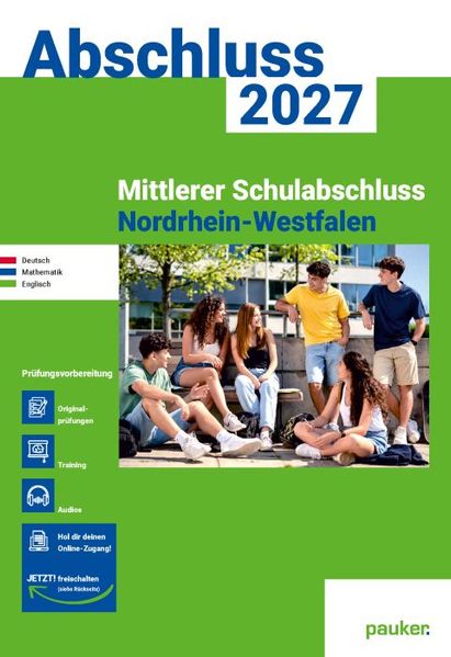Produktbild: Abschluss 2027 - MSA Realschule NRW - Aufgabenband