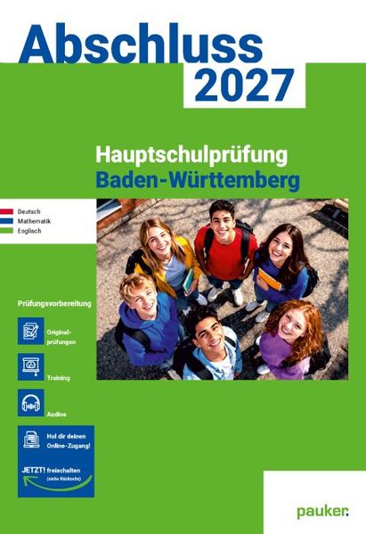 Produktbild: Abschluss 2027 - Hauptschule Baden-Württemberg - Aufgabenband