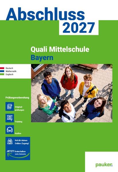 Produktbild: Abschluss 2027 - Quali 9 Mittelschule Bayern - Aufgabenband