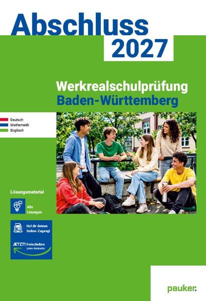 Produktbild: Abschluss 2027 - Werkrealschule Baden-Württemberg - Lösungsband