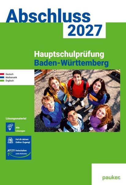 Produktbild: Abschluss 2027 - Hauptschule Baden-Württemberg - Lösungsband