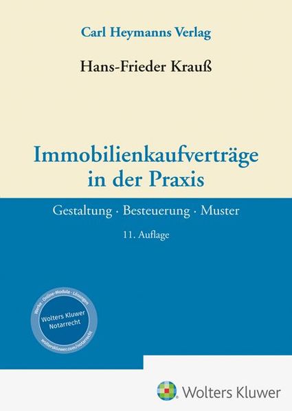 Produktbild: Immobilienkaufverträge in der Praxis | Hans-Frieder Krauß