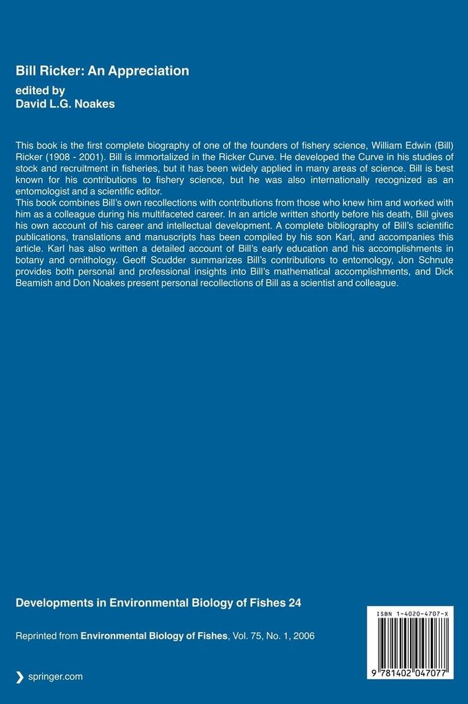 Weitere Ansicht: Bill Ricker: An Appreciation