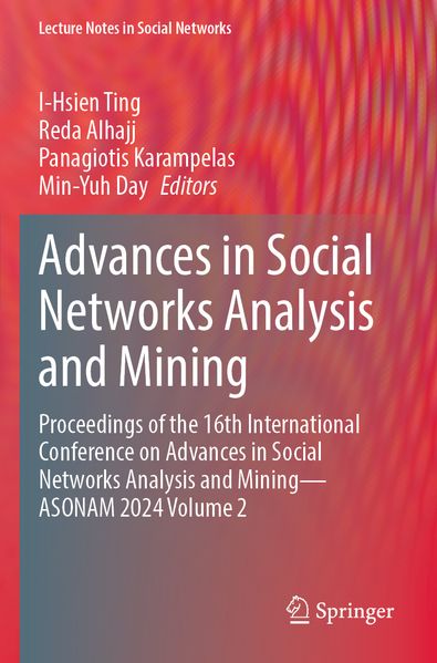 Produktbild: Advances in Social Networks Analysis and Mining