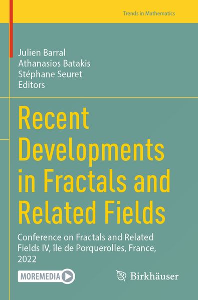 Produktbild: Recent Developments in Fractals and Related Fields