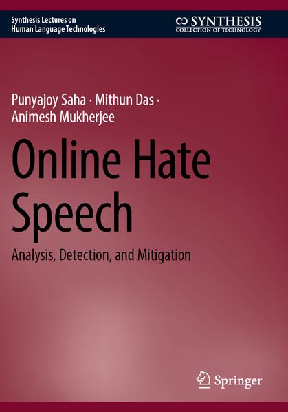 Produktbild: Online Hate Speech | Punyajoy Saha, Mithun Das, Animesh Mukherjee