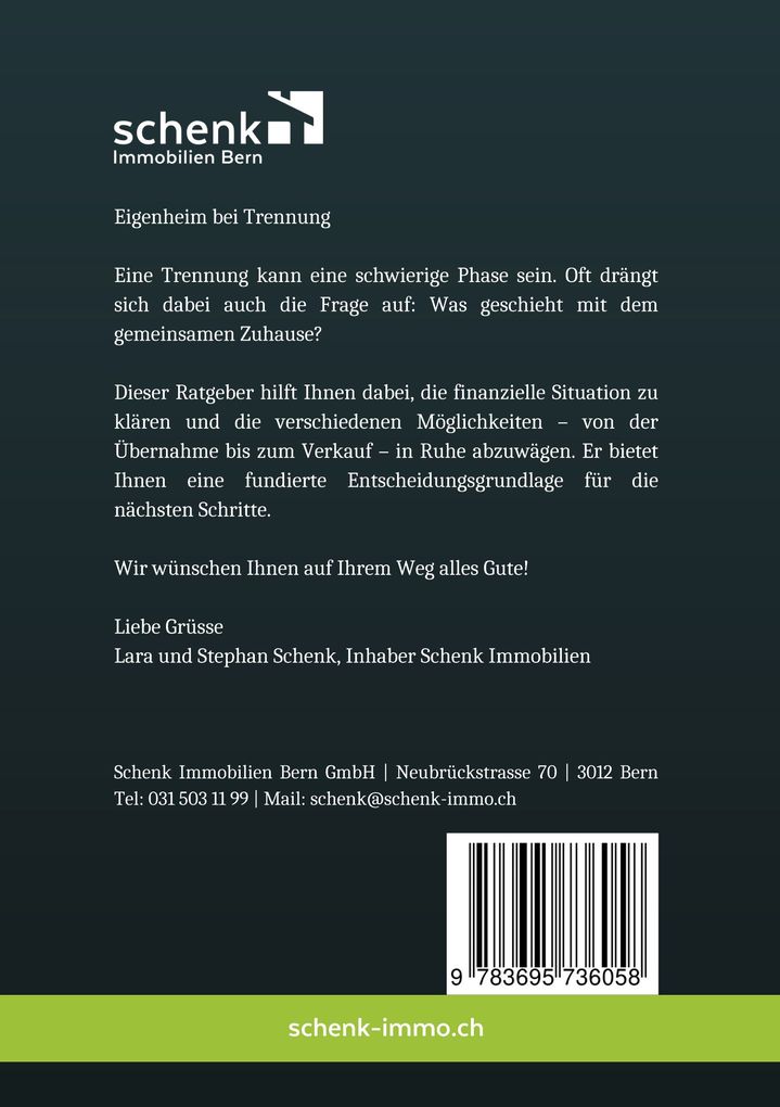 Weitere Ansicht: Das Eigenheim bei einer Trennung | Stephan Schenk