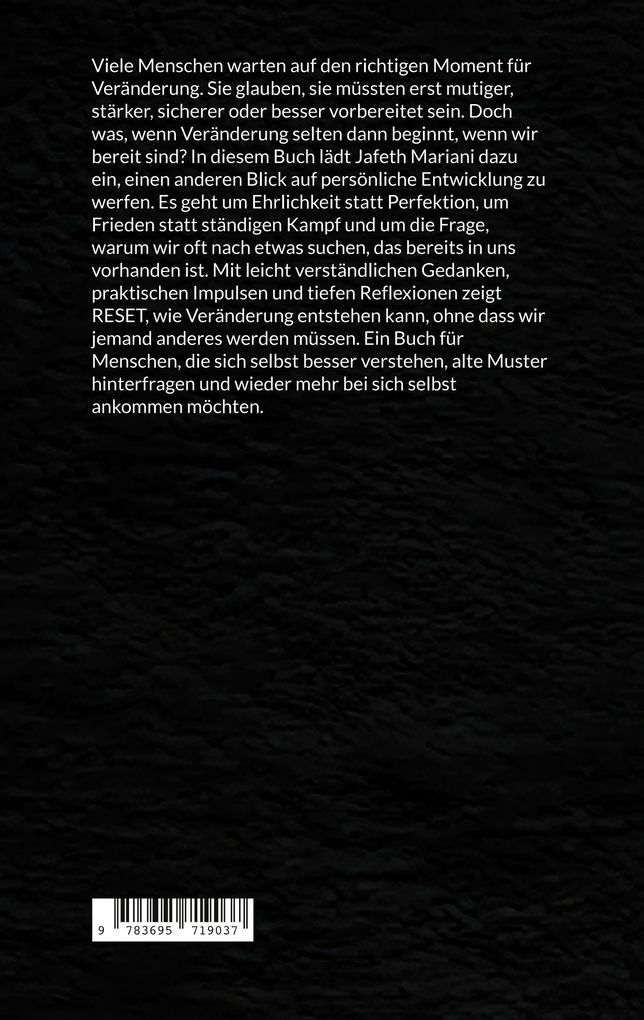Weitere Ansicht: RESET | Jafeth Mariani