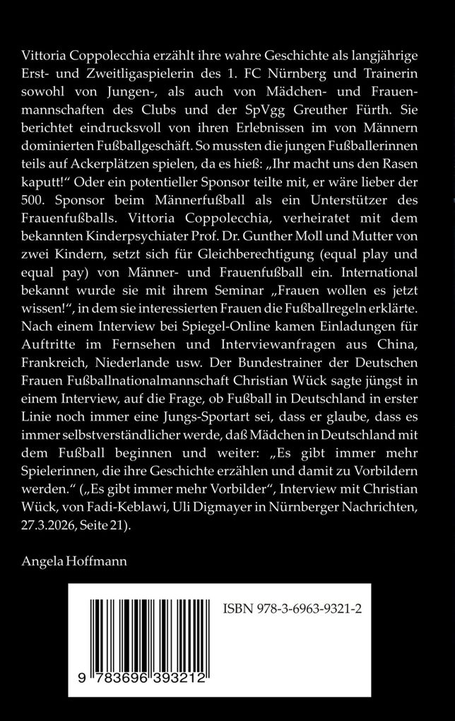 Weitere Ansicht: Mein Leben für den Frauenfußball | Vittoria Coppolecchia, Angela Hoffmann