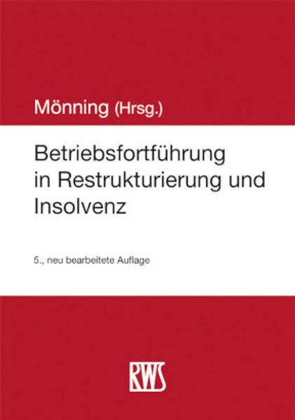 Produktbild: Betriebsfortführung in Restrukturierung und Insolvenz