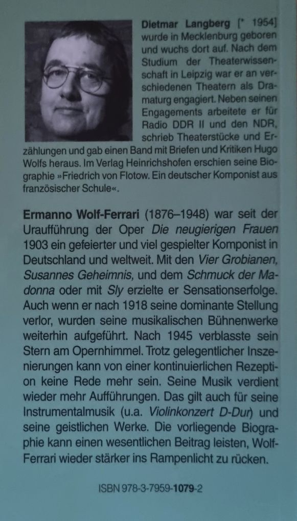 Weitere Ansicht: Ermanno Wolf-Ferrari | Dietmar Langberg