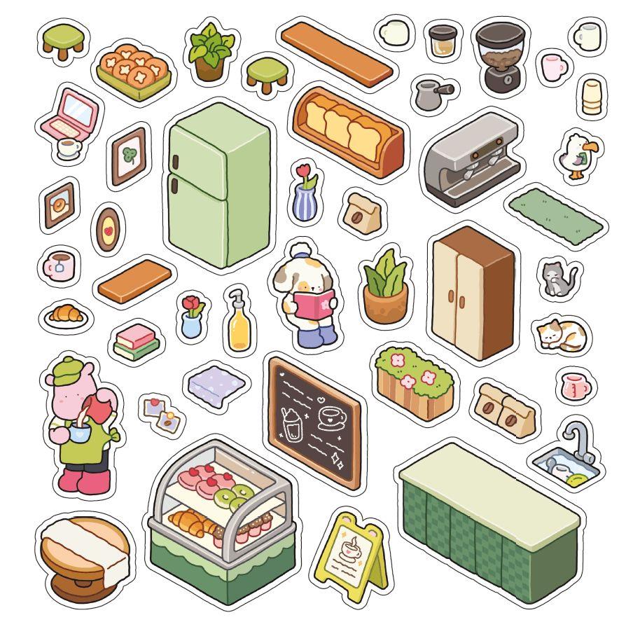 Weitere Ansicht: Cozy Stickers | Coco Wyo