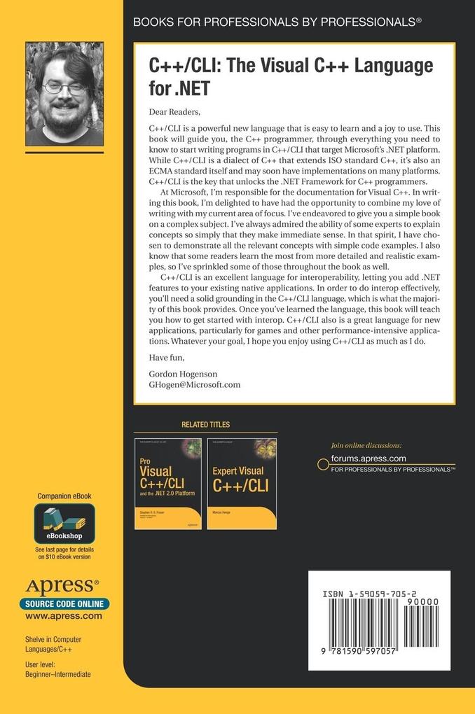 Weitere Ansicht: C++/CLI | Gordon Hogenson