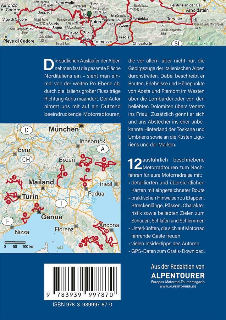 Weitere Ansicht: Norditalien | Leonardo Lucarelli