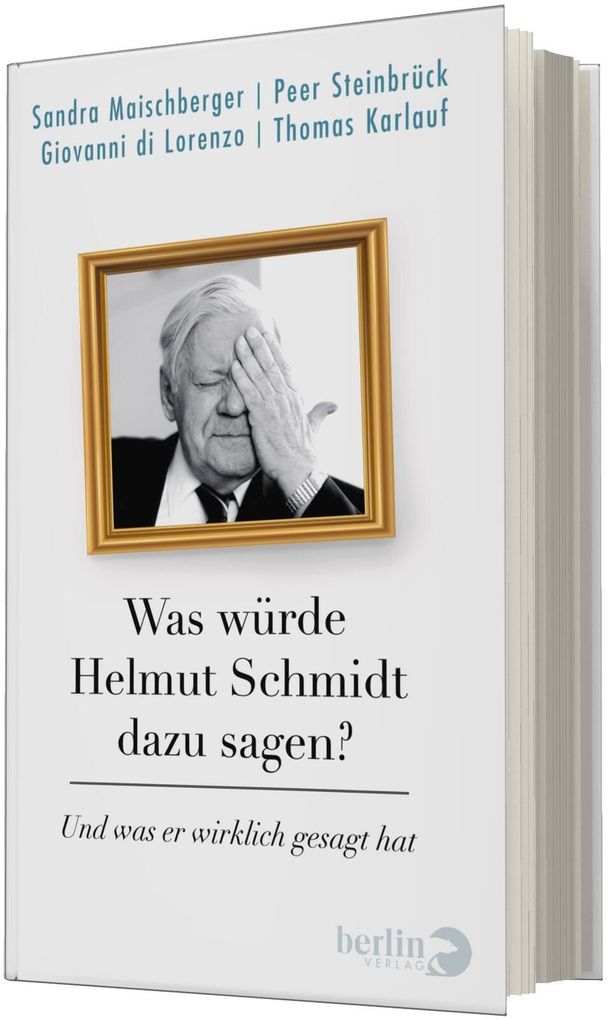 Weitere Ansicht: Was würde Helmut Schmidt dazu sagen? | Sandra Maischberger, Peer Steinbrück, Giovanni di Lorenzo, Thomas Karlauf