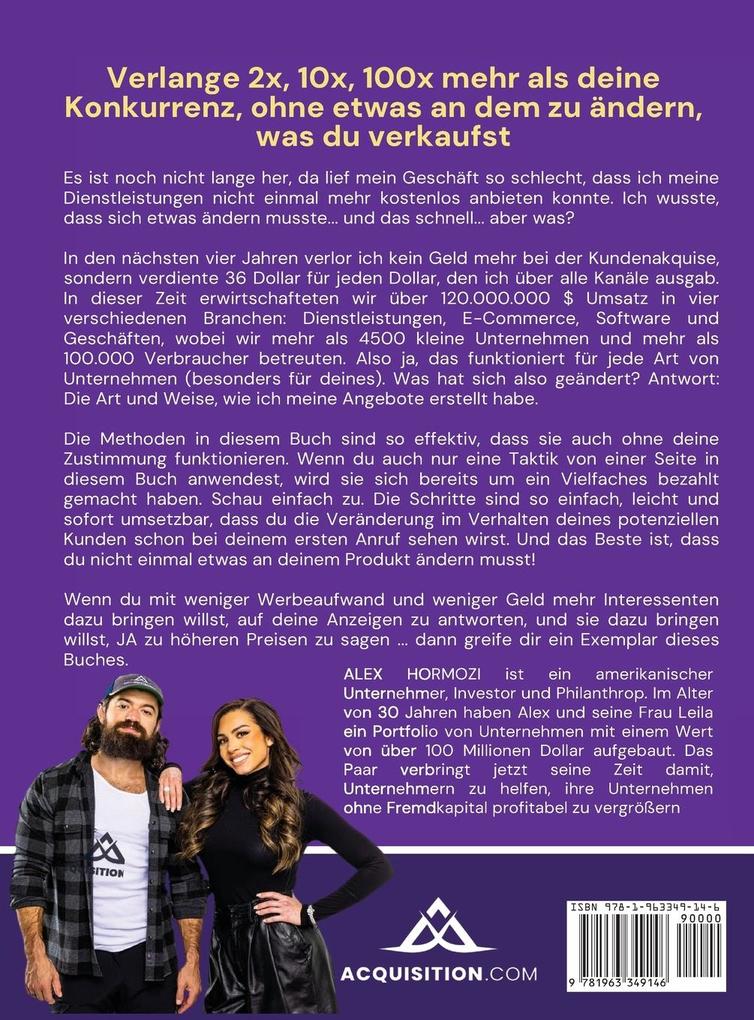 Weitere Ansicht: 100 Millionen Dollar Angebote | Alex Hormozi