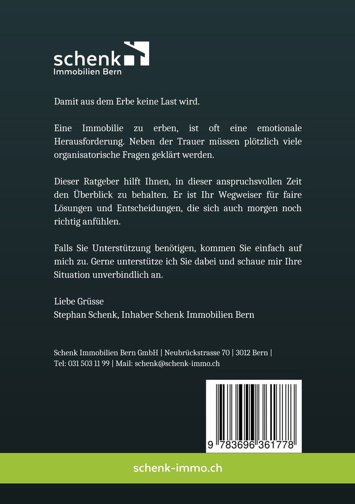 Weitere Ansicht: Immobilie geerbt - Was nun? | Stephan Schenk