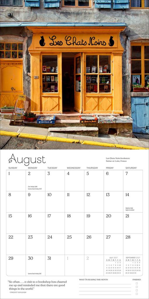 Weitere Ansicht: A Calendar for Book Lovers Wall Calendar 2027