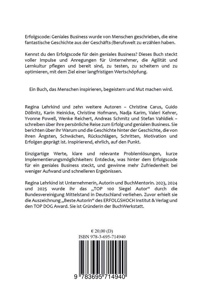 Weitere Ansicht: Erfolgscode: Geniales Business