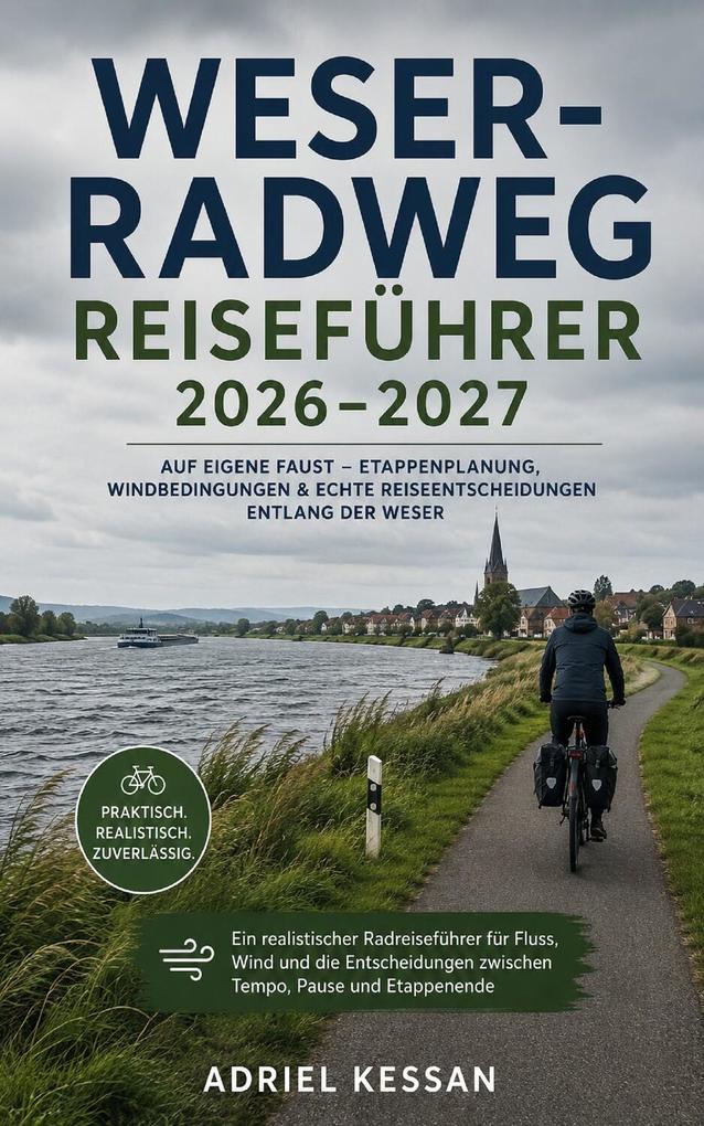 Produktbild: Weser-Radweg Reiseführer 2026-2027 | Adriel Kessan