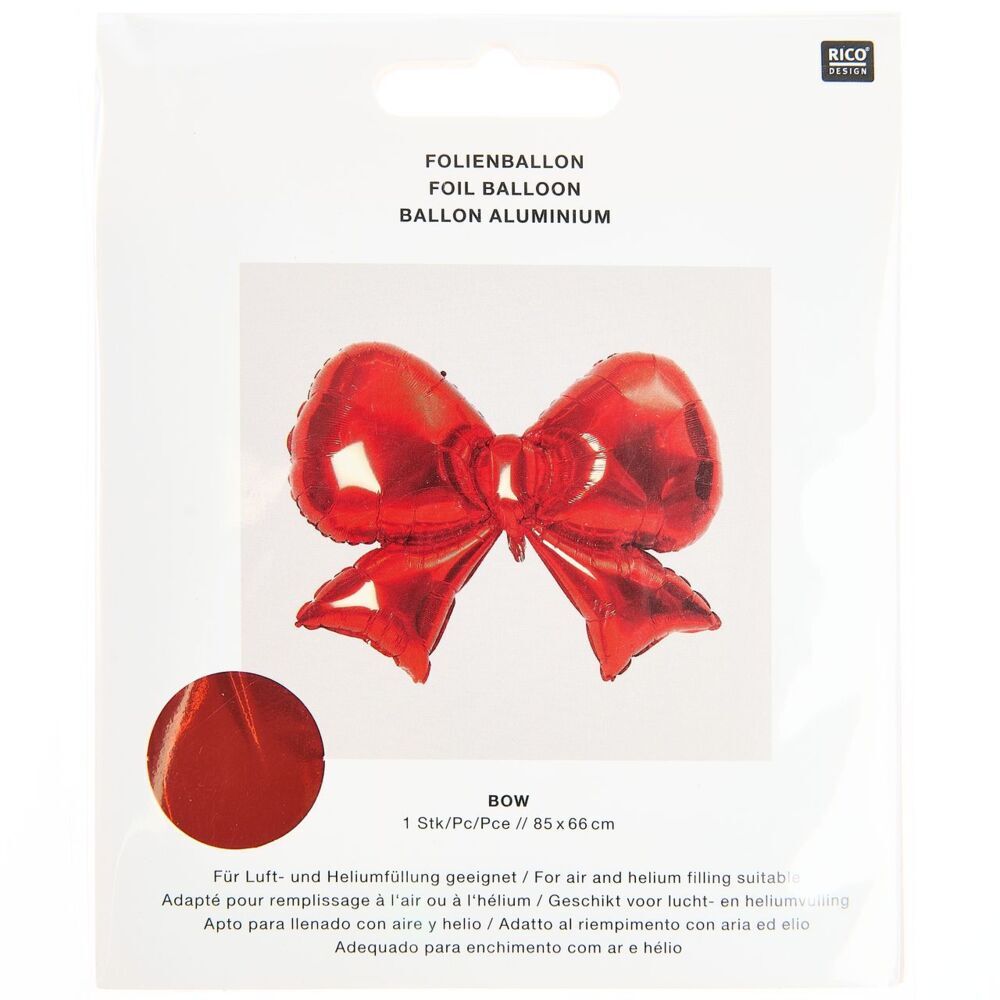 Weitere Ansicht: Folienballon Schleife, Rot