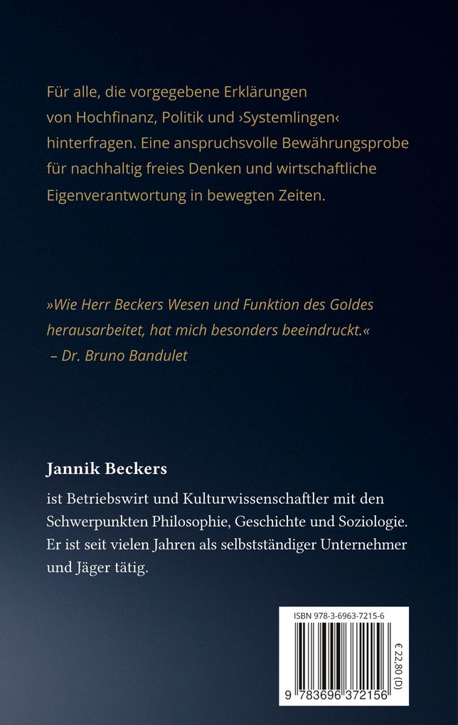 Weitere Ansicht: Reden ist Gold | Jannik Beckers