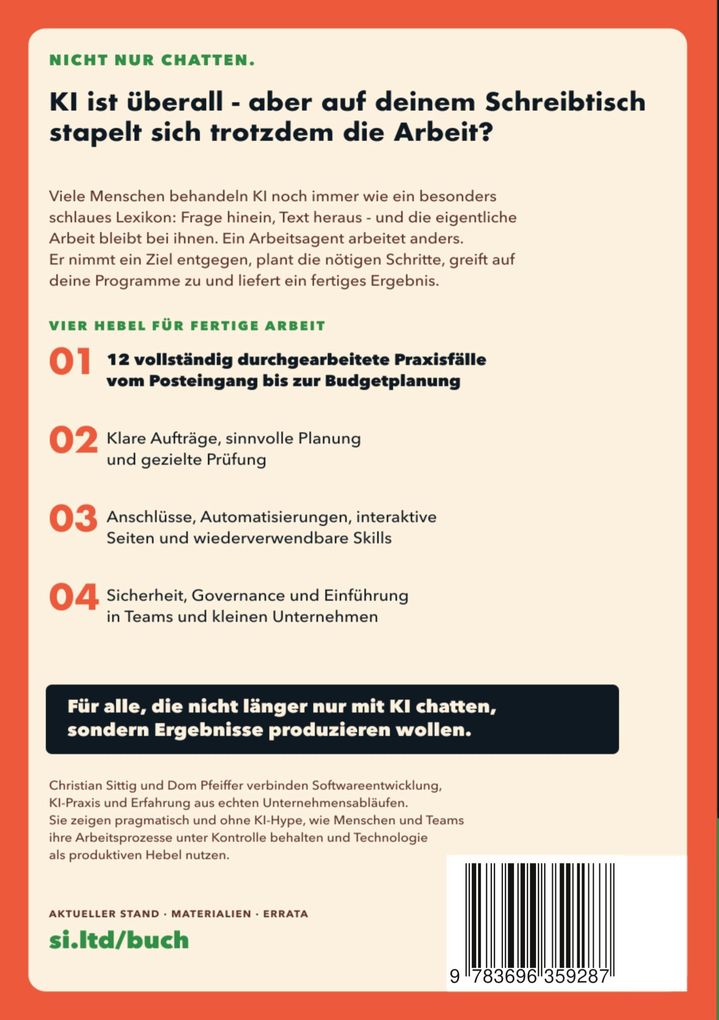 Weitere Ansicht: Alles im Griff mit ChatGPT Work | Christian Sittig, Dominique Pfeiffer