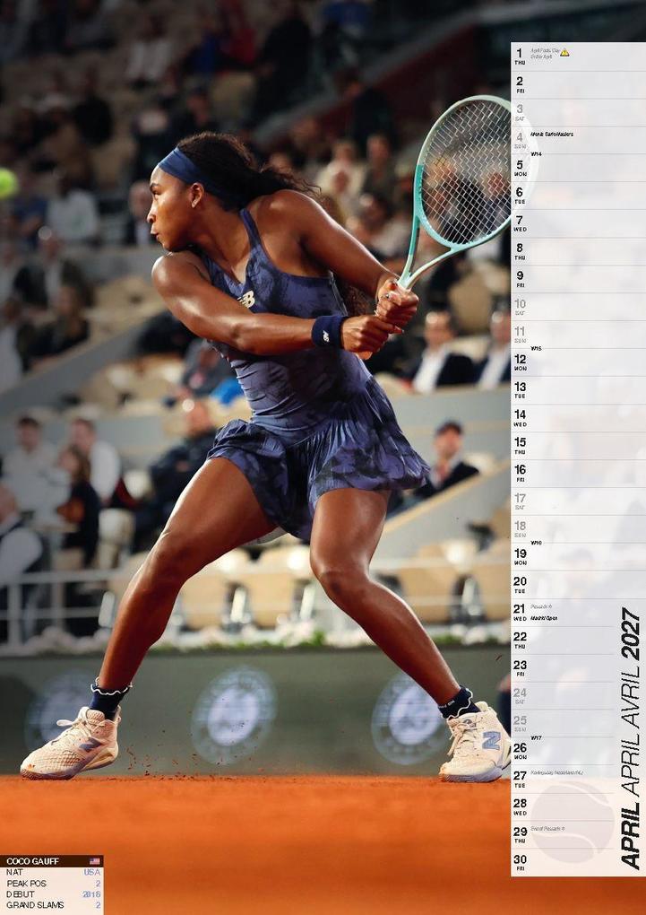 Weitere Ansicht: Tennis Kalender 2027 | Alexander Zverev, Novak Djokovic, Jannik Sinner