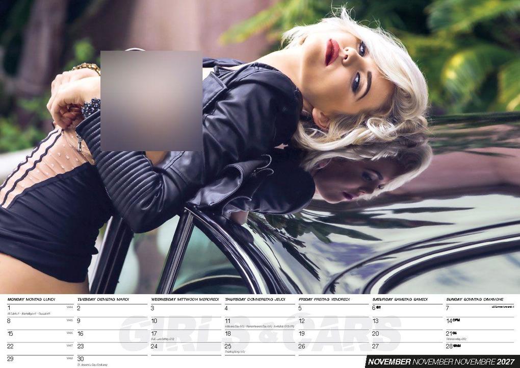 Weitere Ansicht: Girls and Cars Kalender 2027 - Der sexy Autokalender