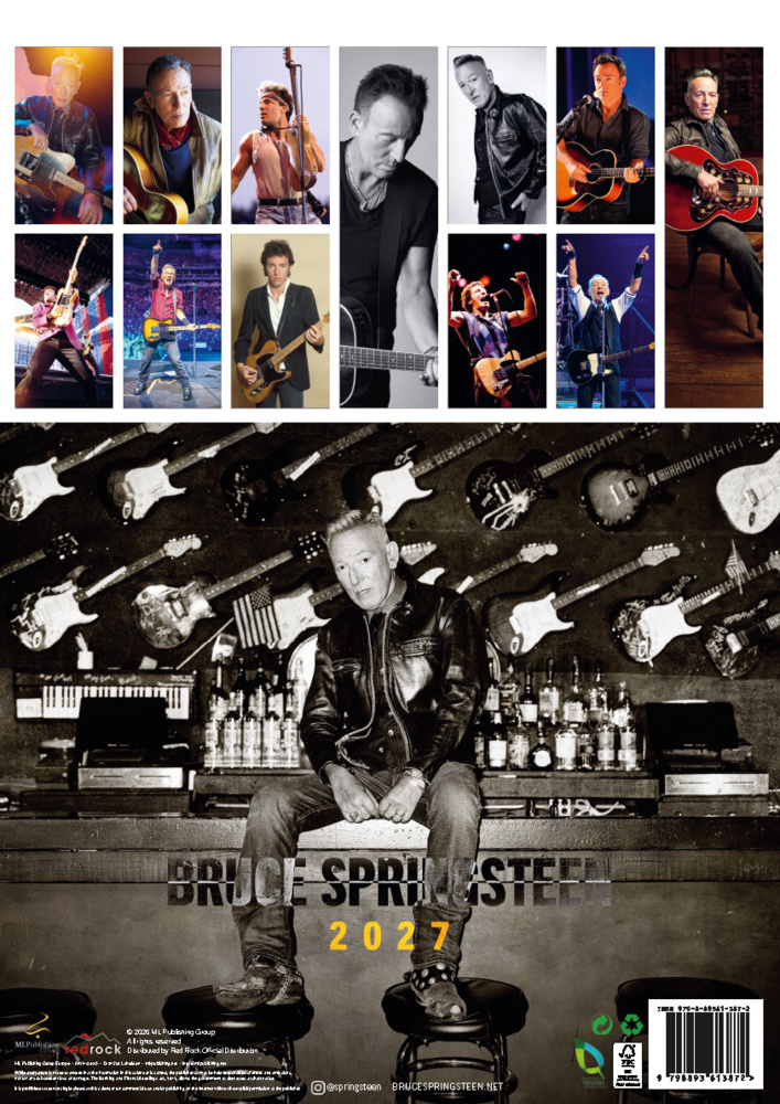 Weitere Ansicht: Bruce Springsteen Kalender 2027 | Bruce Springsteen