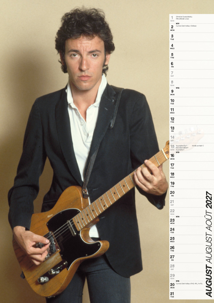 Weitere Ansicht: Bruce Springsteen Kalender 2027 | Bruce Springsteen
