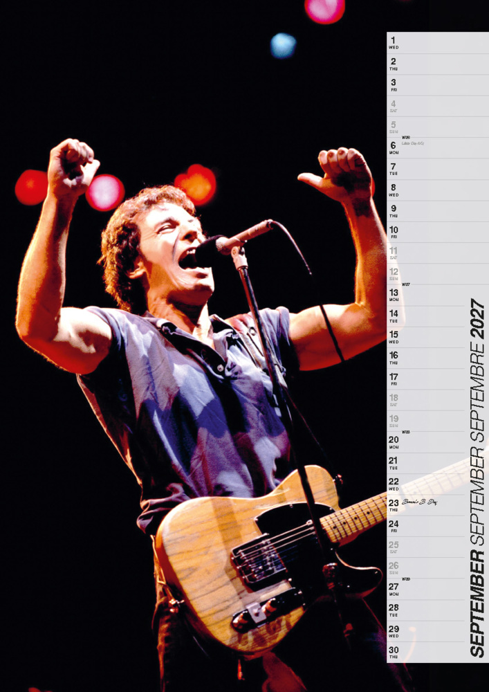 Weitere Ansicht: Bruce Springsteen Kalender 2027 | Bruce Springsteen