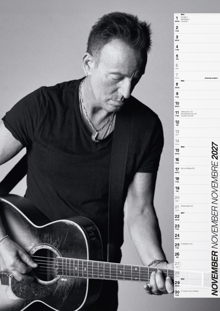 Weitere Ansicht: Bruce Springsteen Kalender 2027 | Bruce Springsteen