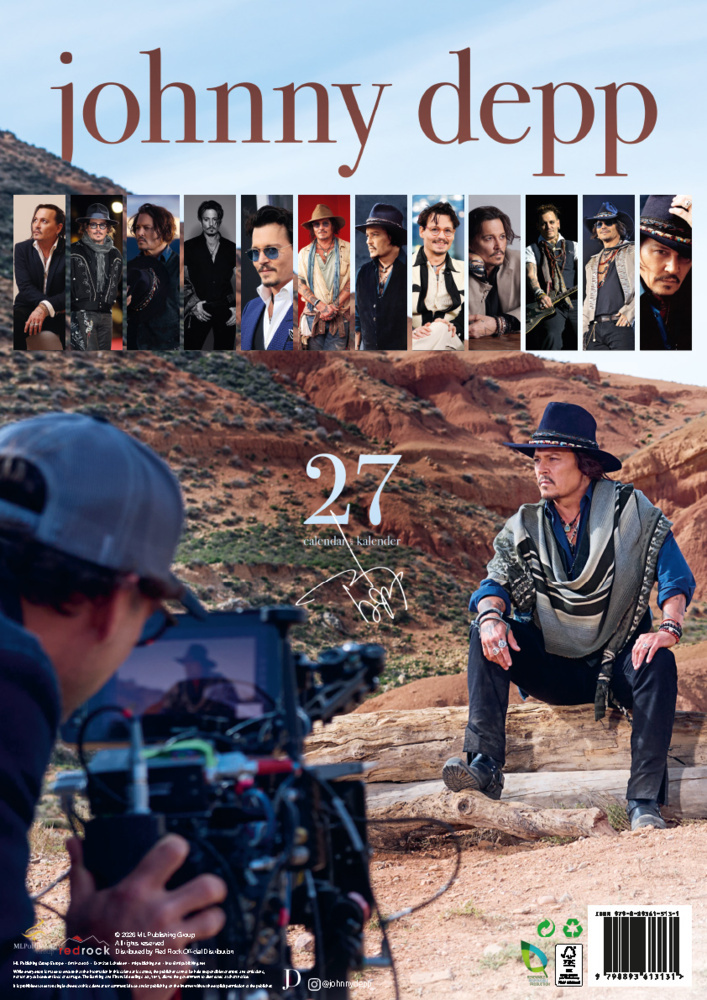Weitere Ansicht: Johnny Depp 2027 Offizieller Kalender | Johnny Depp