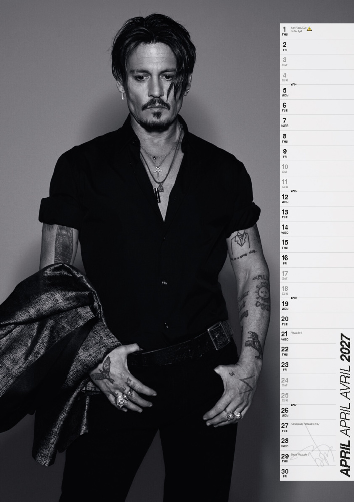 Weitere Ansicht: Johnny Depp 2027 Offizieller Kalender | Johnny Depp
