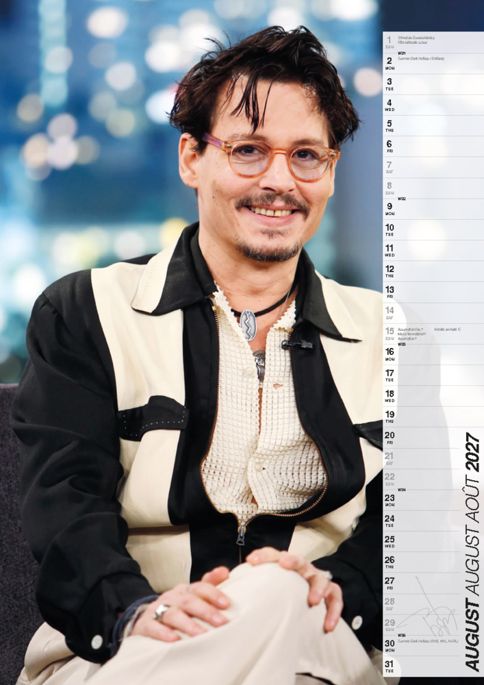 Weitere Ansicht: Johnny Depp 2027 Offizieller Kalender | Johnny Depp