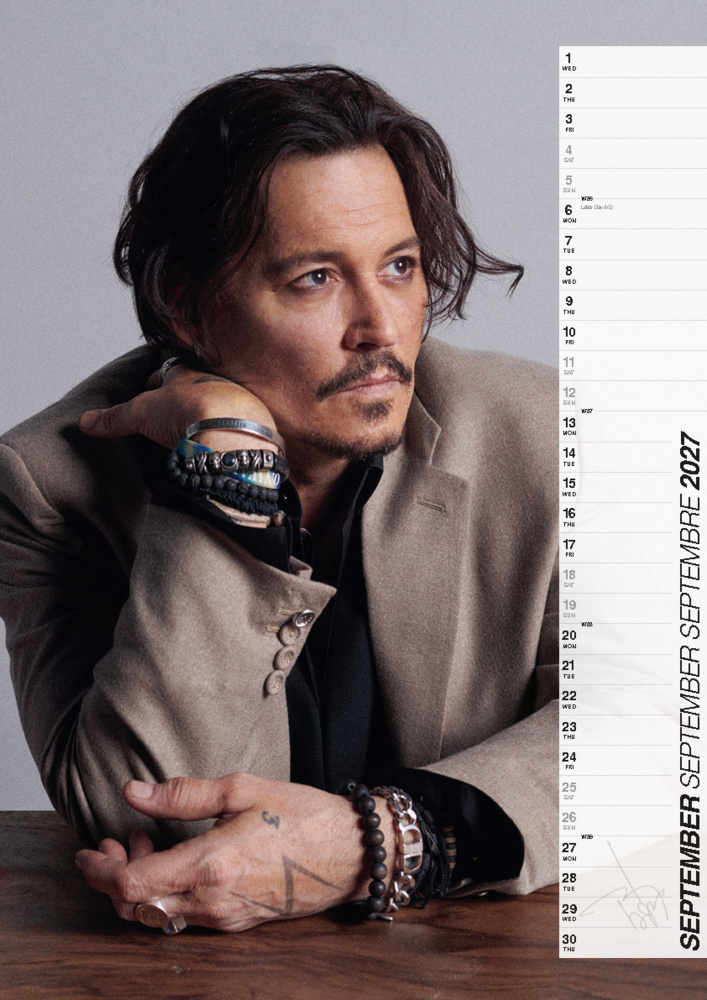 Weitere Ansicht: Johnny Depp 2027 Offizieller Kalender | Johnny Depp