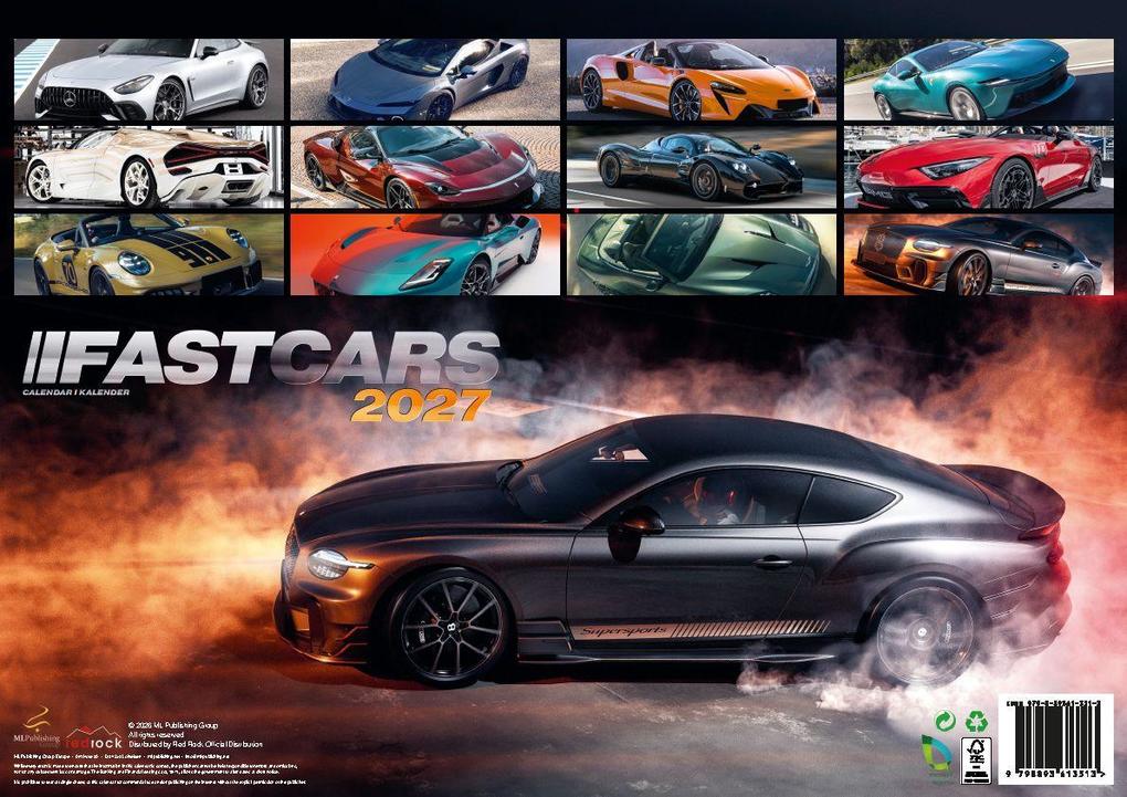 Weitere Ansicht: Fast Cars - Der Sportwagen Kalender 2027
