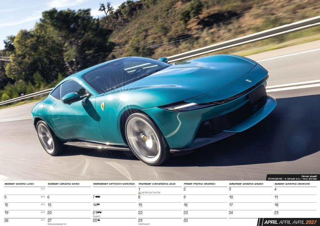 Weitere Ansicht: Fast Cars - Der Sportwagen Kalender 2027