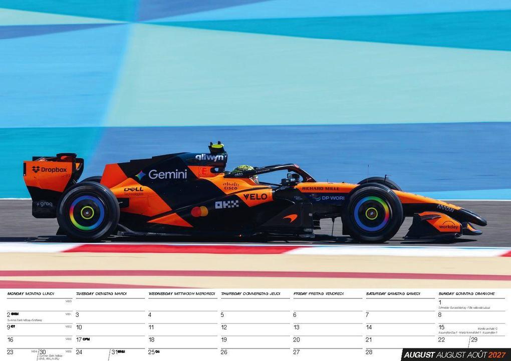 Weitere Ansicht: Lando Norris Kalender 2027 | Lando Norris